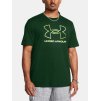Pánské triko Under Armour FOUNDATION UPDATE SS - zelené - 1382915-302