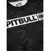 PitBull West Coast Rashguard Dl. rukáv Net Camo Hilltop II - černý - PWC_PRNETCAMOHLTIILS_BLK