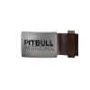 Pásek PITBULL WEST COAST TNT 110cm - hnědý - PWC_OPASTNT110_BRN