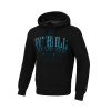 PitBull West Coast Pánská mikina KP Blue Skull - černá - PWC_SKULLBLUE24_BLK
