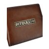 Peněženka PITBULL WEST COAST Brant Hilltop - hnědá - PWC_PBRANTHIIL_BRAUN