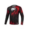PitBull West Coast Tričko s dlouhým rukávem MESH Blood Dog II - černé - PWC_PMTBOLLODDGDL_BLK