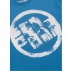 PitBull West Coast Triko LOGO PALMS - modré - PWC_PTLOGOPALMS_BLUE