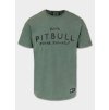 PitBull West Coast Triko Denim Washed MT FUJI - zelené - PWC_PTMTFUJI_GREEN (velikosti M)