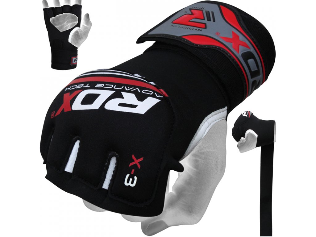 Prstové rukavice Gel X3 Red/Black RDX