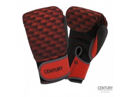 Boxerské rukavice Strive Black/Red Checkers CENTURY