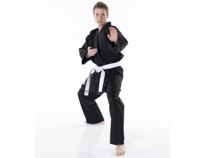 Kimono na karate - Karategi Kumite Black MUSASHI