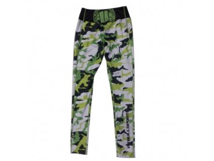 Dámské legíny Camo 1 Green *M* PITBULL WEST COAST