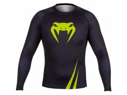 Rashguard LS Challenger Black/Yellow VENUM