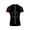 Rashguard SS Brand Black/Red MUSASHI