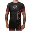 Rashguard SS Brand Black/Red MUSASHI