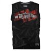 Triko bez rukávů Muay Thai PITBULL WEST COAST