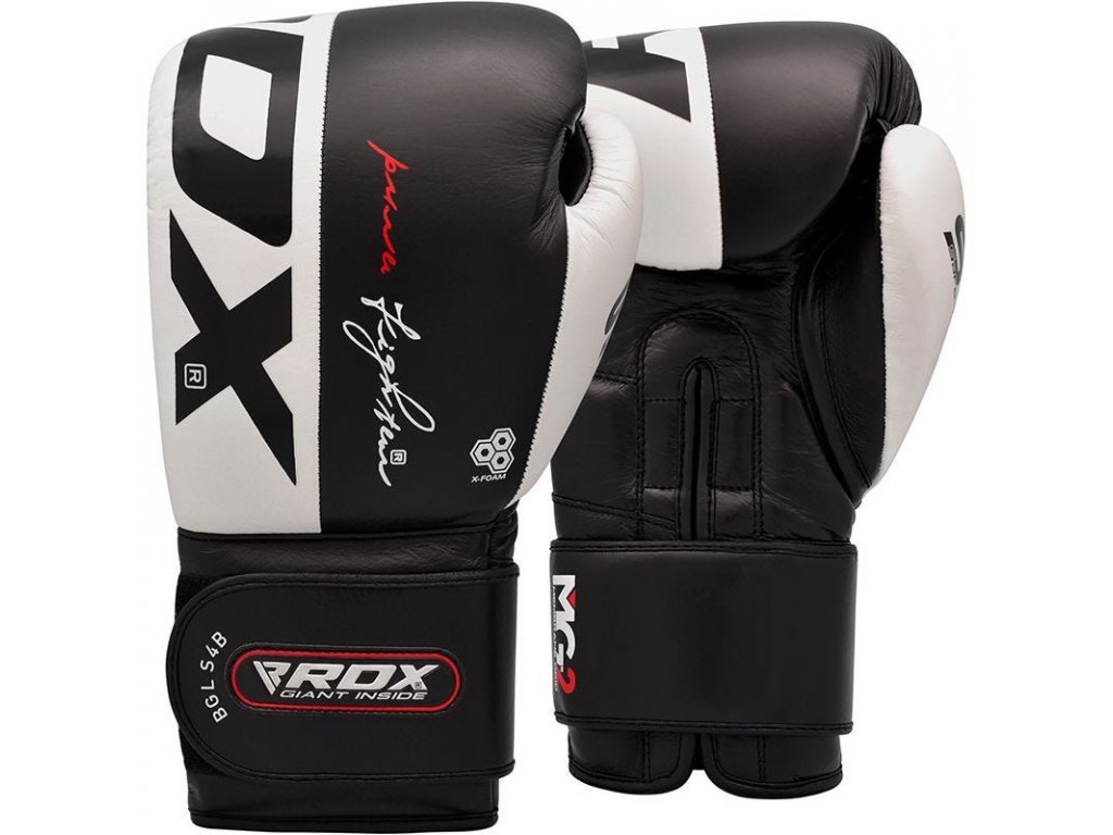 Boxerské rukavice S4 (bílá/černá)