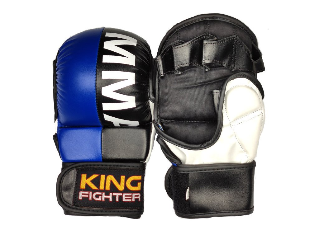 MMA rukavice KING FIGHTER - double/modré | FightStuff