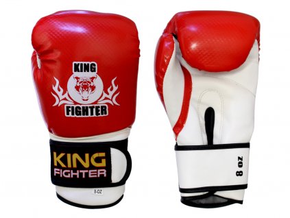 Kids boxing gloves carbon red