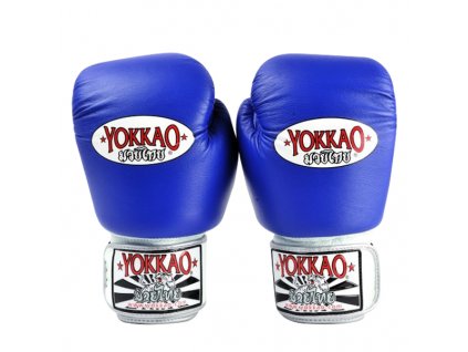 Boxerské rukavice modré Yokkao