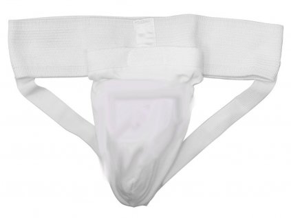 Groin guard cotton white - King Fighter