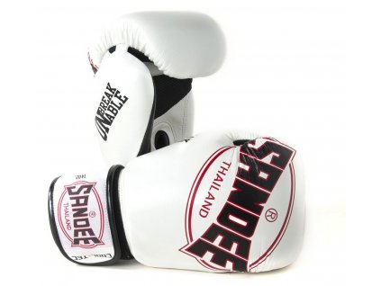 Boxerské rukavice Cool-Tec Sandee bílá/černá/červená
