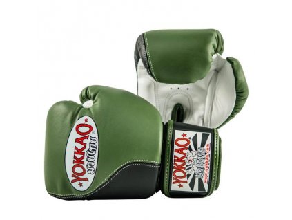 Boxerské rukavice Yokkao Impact (zelená/černá)