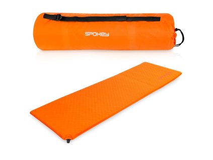 Spokey COUCH Samonafukovací karimatka 5 cm, oranžová