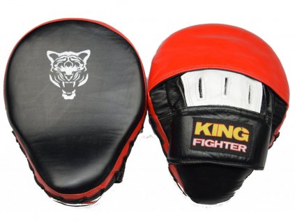 Boxerské lapy King Fighter červená/černá