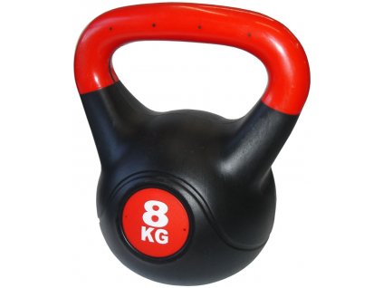 ACRA Činka kettlebell s cementovou náplní - 8 kg