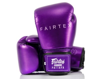Boxerské rukavice Fairtex Metallic BGV22-Purple