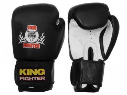 Boxhandschuhe King Fighter schwarz