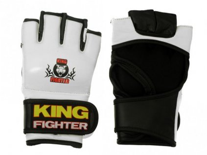 MMA gloves King Fighter white