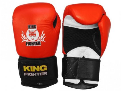 Boxing gloves King Fighter red/black