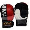 MMA gloves double (red/black)