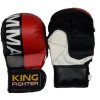 MMA handschuhe double (rot/schwarz)