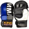 MMA Handschuhe double (blau/schwarz)