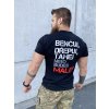 GymTime Pánské Tričko benčuj, dřepuj, tahej