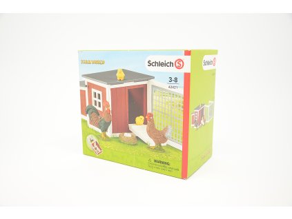 Schleich 42421 Set kurník se zvířátky a příslušenstvím - VÝPRODEJ