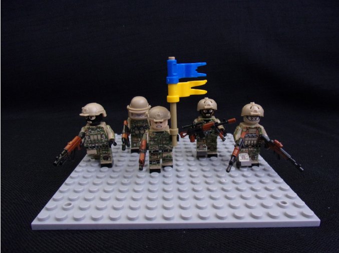 "Neprojdou!" 5 figurek ukrajinských vojáků