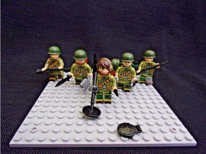 ženisté US army 5 figurek s vybavením ww2
