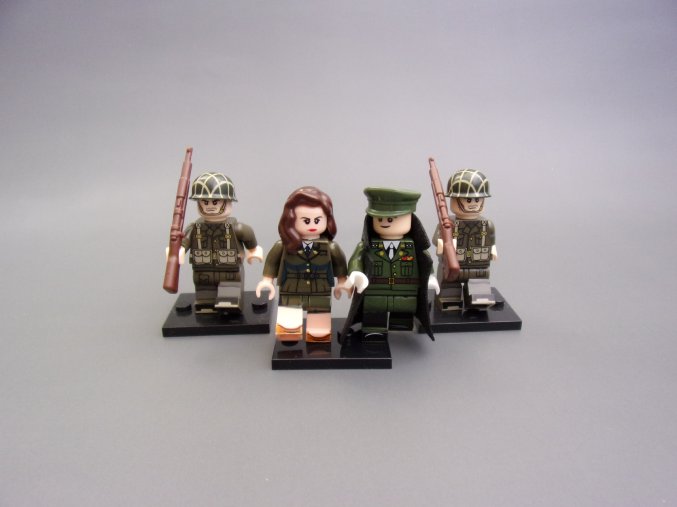 "Ike" Dwighta Eisenhowera s řidičkou Kay Summersby a doprovodem ww2