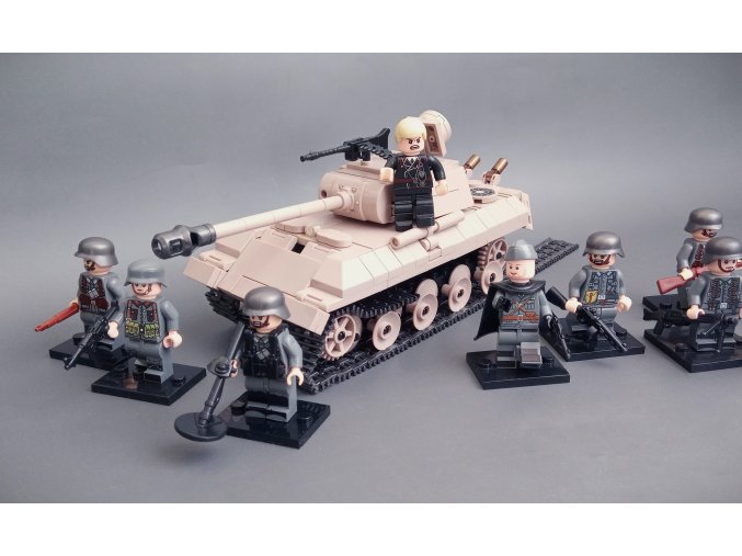Kursk 1943 Panther + 10 německých vojáků WW2