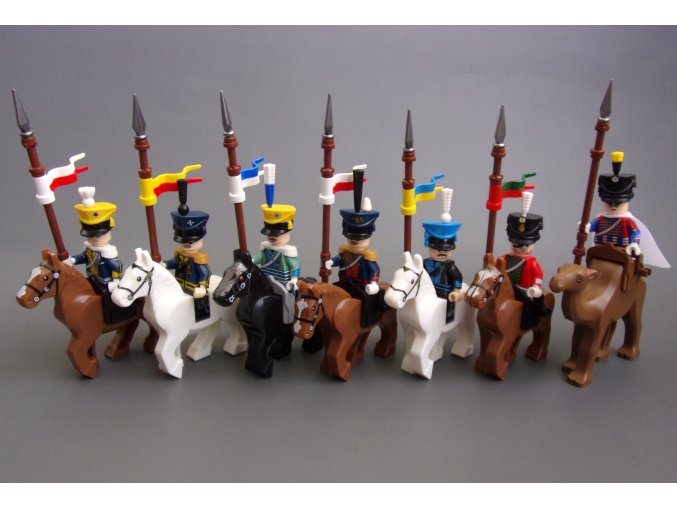 Jezdci Napoleonských válek 14 figur v203