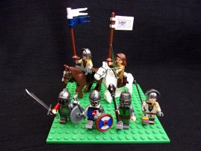 Johanka z Arku Joan of Arc s věrnými rytíři