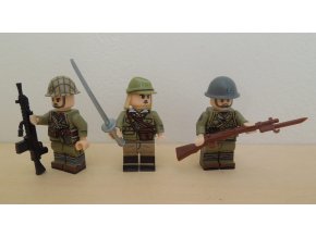 Japonská námořní pěchota 3 figurky ww2