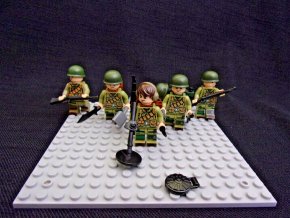 ženisté US army 5 figurek s vybavením ww2