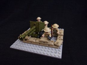 opěrný bod s dělem Tobruk 1941 ww2