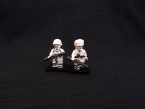 zimní průzkum 2 figurky ruských vojáků s PPS43