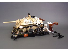 Hetzer s pěchotou, Seelowské výšiny, 1945 WW2