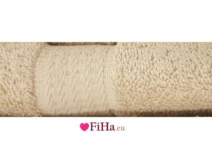 Uterák Froté Béžový Bavlna 50 x 100 cm