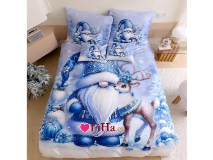 Obliečky Vianoce 2025 H Bavlna 3-dielna súprava