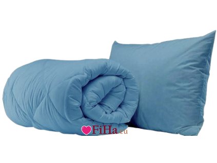 paplon vankúš modrý bez