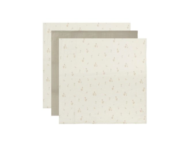 Scutec de muselina 70 x 70 cm set 3 buc Dear Goose